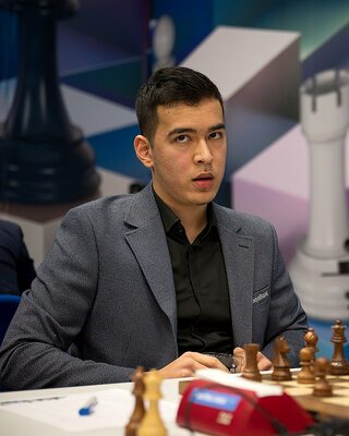 Portrait of Nodirbek Abdusattorov