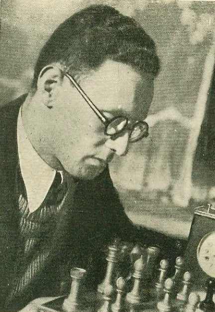 Mikhail Botvinnik in 1933, before his world championship reign. This portrait is not from the match.
