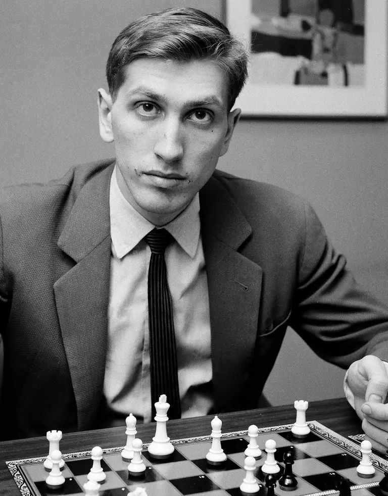 Bobby Fischer in an Associated Press portrait distributed in 1966, six years before the Reykjavík match.